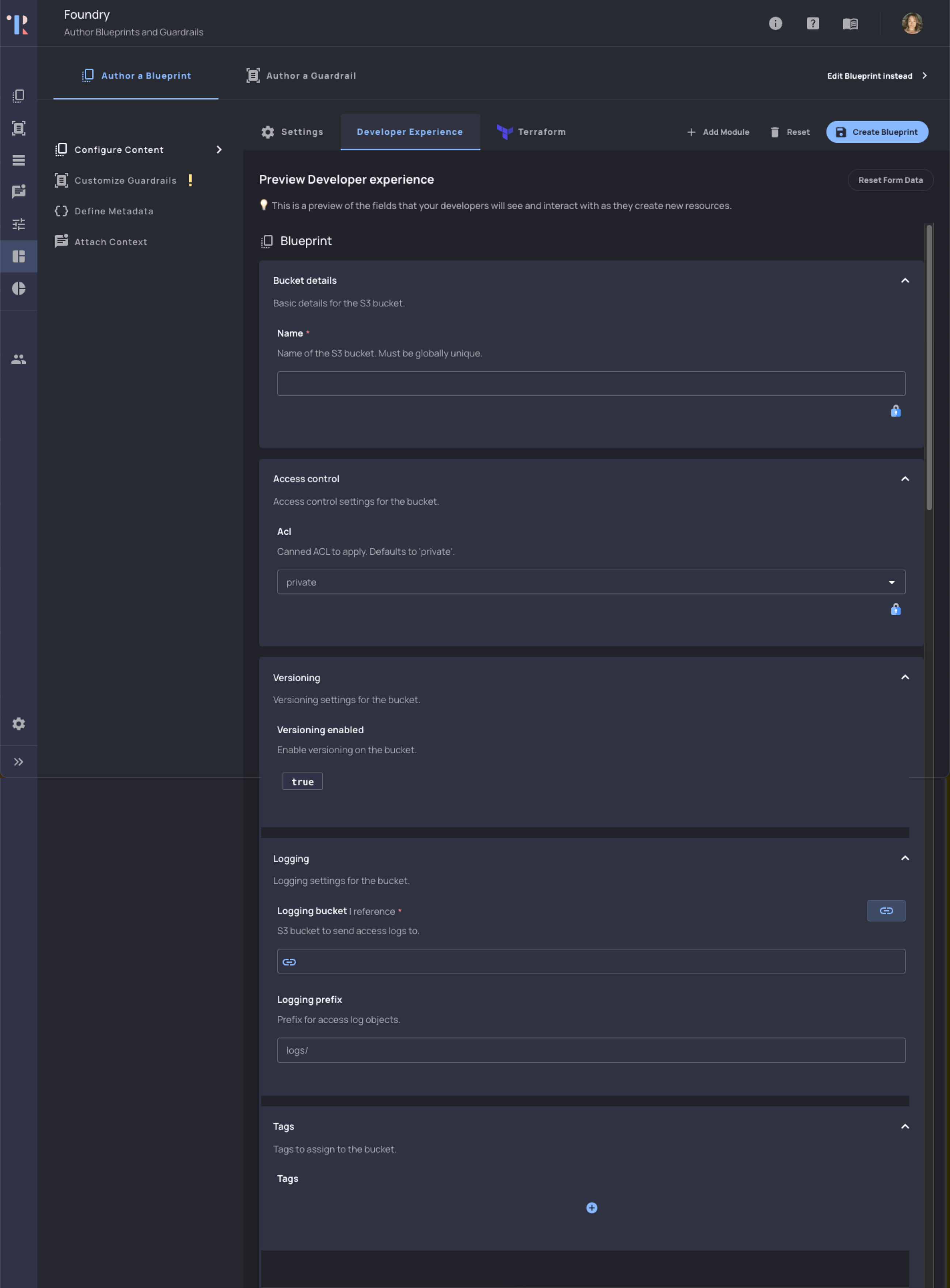 Best practices Blueprint for AWS S3 Bucket